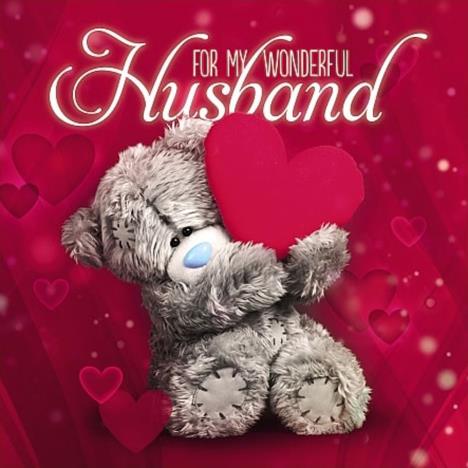 3D Holographic Husband Square Me to You Valentines Day Card £2.99